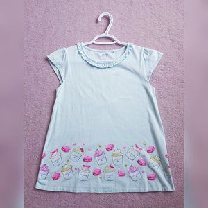 Uniqlo x Ladurée - Pastel Blue Short Sleeve Top